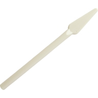 Lego kopí, oštěp - rovný konec, bílá (93789 WHITE)